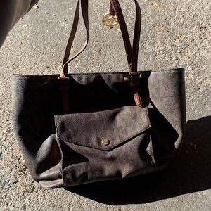 Michael Kors Dark Brown Tote Bag
